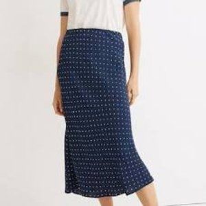 Madewell Midi Polka Dot Skirt